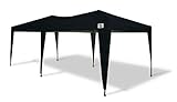 Bel - Tenda Gazebo 3 X 6 m. Dobrável em Alumínio Preto