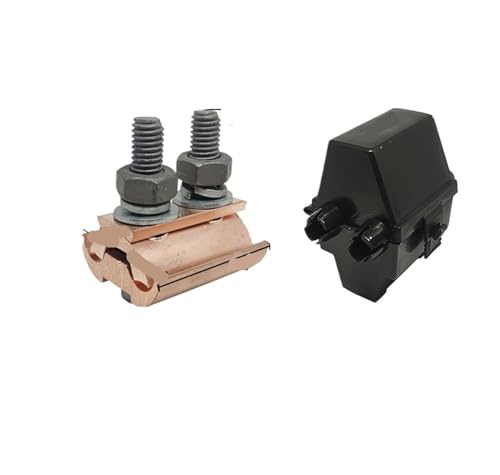 Connecteur de transition cuivre-alu à rainure parallèle 10-70mm² avec capot de protection