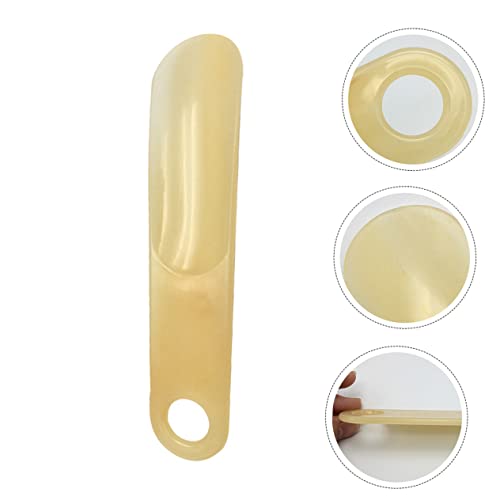 Crafthrou 2Pcs Shoehorn Shoe Helper Universal Tool Comfy Design Shoehorn Pocket Tools Boot Horn Tools Portable Shoe Lifter Shoehorn With Hanging Hole Plastic Shoes Accessory Elder #TOP4