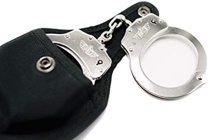 UZI UZI-CUFFCASE Nylon Reinforced Chain Handcuff Cuff Case with Metal Pocket Clip and Key