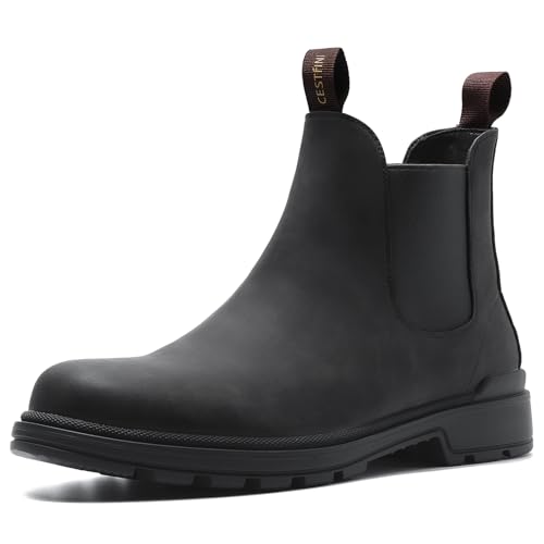 Cestfini Mens Slip On Chelsea Boots