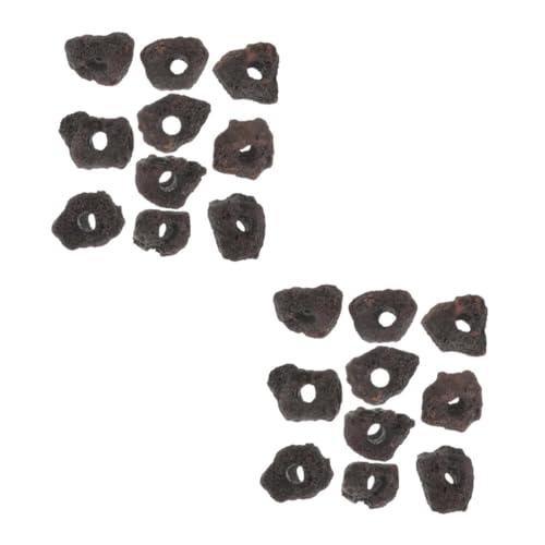 Mikikit 2sets Fish Tank Parts Plant Holder Planting Accessory for Aquarium 10pcs*2