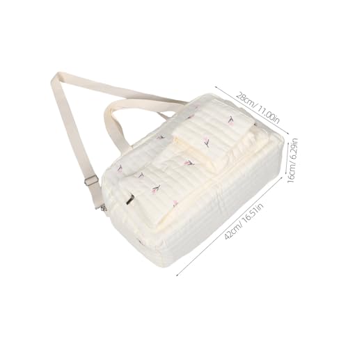 Langer de maternité pratique pour maman doté de multiples compartiments de rangement essentiels