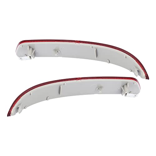 Image of X AUTOHAUX 1 Pair Car Rear Bumper Reflector Strip Cover Left Right Side 63217158949 63217158950 for BMW X5 2007-2013