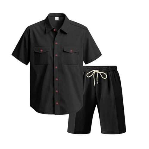 Ensemble homme coupe confortable grande taille XXXL tenue entretien facile été