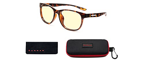 GUNNAR – Blue Mild Glasses for Youngsters (age 12+) – Blocks 65% Blue Mild – Rush, Tortoise, Amber Tint