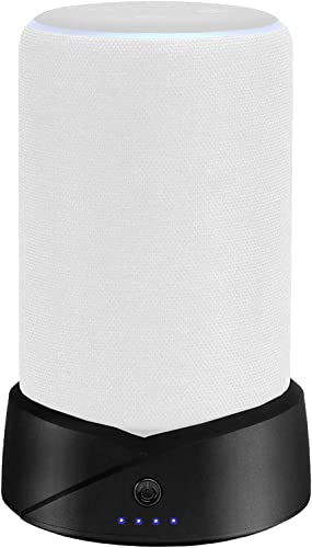 Battery Base for Echo 3 & Echo Plus 2 Make Them Portable Not Include The Speaker or Charge Cord (Upgrade Version)