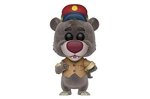 Pop Tale Spin: Flocked Baloo Collectible Figure, Multicolor