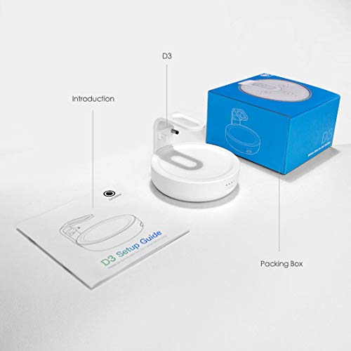 Base de bateria GGMM D3 para Alexa Echo Dot 3ª geração, uso livre Dot 3rd na cozinha, banheiro, vara