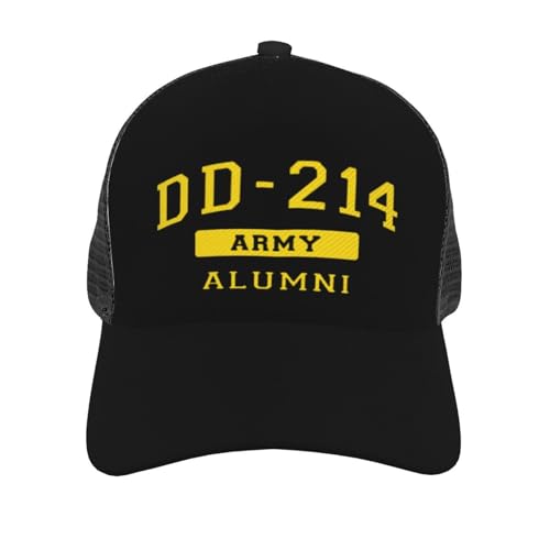 Proud DD214 Alumni Mesh Baseball Cap - Classic Adjustable Peak Cap, Trucker Hat for Men & Women2
