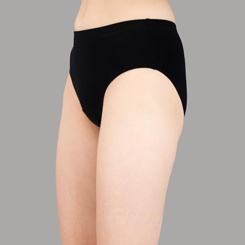 Image of SOIE Women High Rise Full Coverage Solid Colour Cotton Stretch Hipster Panty (Pack of 3)