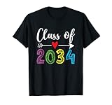 Photo Gallery classe di 2034 grow with me pre-k kindergarten graduazione maglietta Photo Gallery classe di 2034 grow with me pre-k kindergarten graduazione maglietta