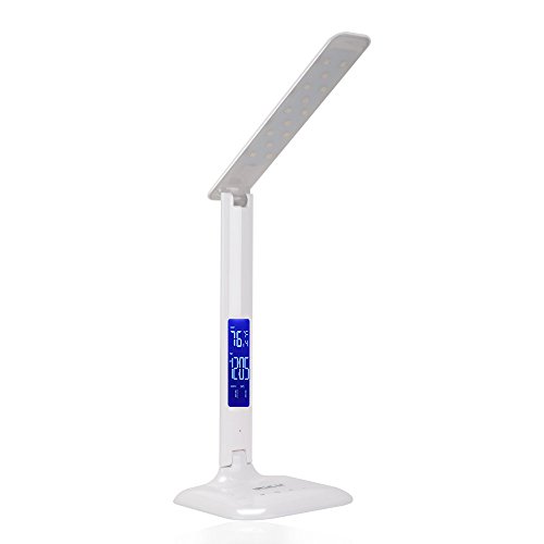 iRULU Dimmable LED Desk Lamp, Touch-Sensitive Control, Adjustable Light with LCD Display Ideal for Reading, Studying, Relaxation, Bedtime