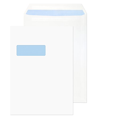Blake Purely Everyday C4 324 x 229 mm 90 gsm Self Seal Pocket Window Envelopes (12892/50 PR) White - Pack of 50
