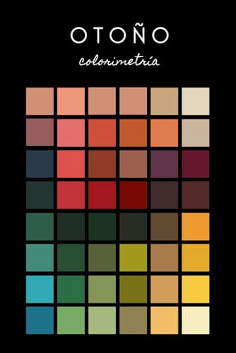 Colorimetría Otoño: cuaderno a rayas para llevar siempre contigo tu paleta de colores: libreta de armonía cromática para asesoras de imagen