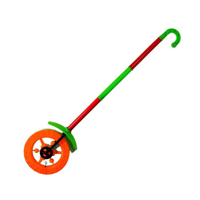 unine Plastic Single Wheel Push Run Toy with Handle and Two Lights On Wheel. Push Toy for Kids. (B0D7QJJQDV) Amazon Price History, Amazon Price Tracker