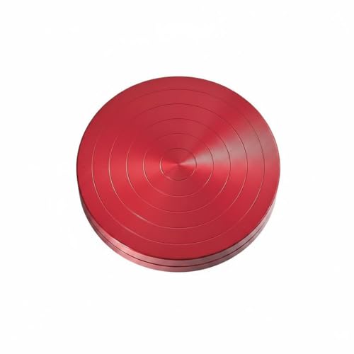 Disco giratorio de patinaje de aluminio rojo de 120mm para entrenar en casa