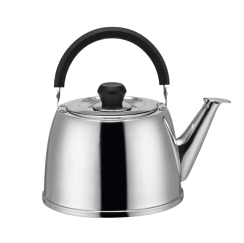 Tetera de Acero Inoxidable de Grado alimenticio con Silbato para Estufa (4 L)