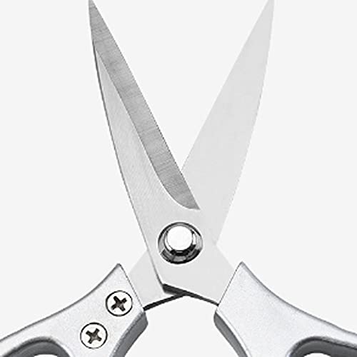 Nożyczki do sałatek Nożyczki, Heavy Duty Kitchen Professional Sharp, metalowa stal nierdzewna, do rękodzieła szkolnego, rozmiar: 21,5 * 9,5 cm