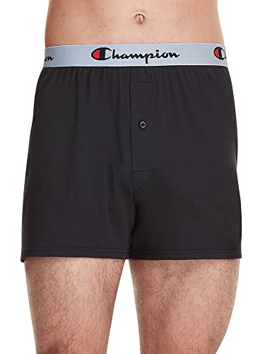 Champion Men's Cotton Stretch 3 Pack Boxer Shorts2