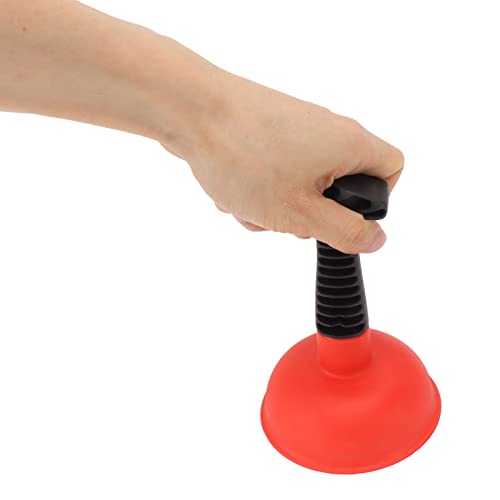 Image of Zerodis Mini Plunger, Silicone Small Toilet Plunger Slip Proof Handle Efficient for Bathroom (1)