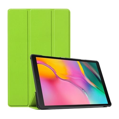Protection Samsung Galaxy Tab S9 Ultra en cuir vert au design épuré et chic