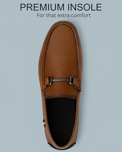 Image of Kraasa Men Premium Causal Loafers | Driving Loafers | Lighweight Slip-On's | Soft Cushioned Insole | Super Flexible, Comfortable for Men