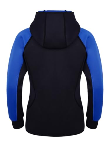 Yhong Mens Top Hooded Wetsuit Top for Physical Training miniatura 6