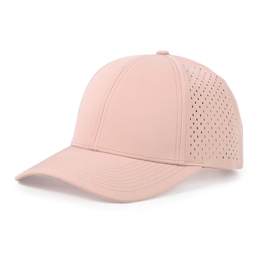 Image of Quick Dry Baseball Cap Curved Brim Mesh Snapback Hat for Men Women