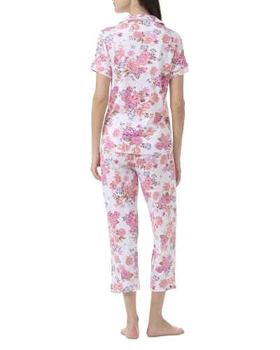 Image of Karen Neuburger Women's Short Sleeve Girlfriend Capri Pajama Set