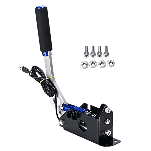 Doumneou Freno de mano USB Hall no tiene freno de mano de inducción de contacto para juegos SIM G25/27/29 T500 con tornillos azul