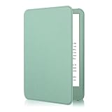 MoKo Kindle 第11世代 2024/2022 6インチ用 ケース Kindle 2024/2022 カバー キンドル第11世代 PC製 軽量 薄型手帳型 耐衝撃 シンプル 傷つき防止 取付簡単 Green