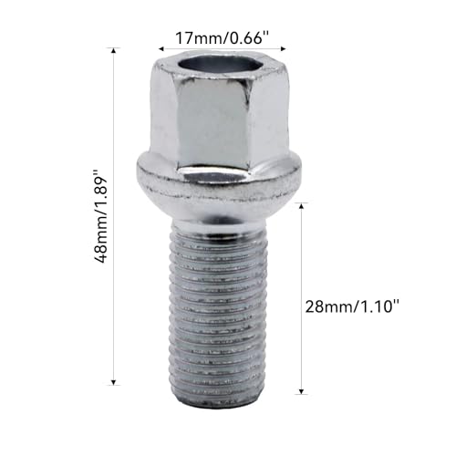 Pernos de rueda para solucionar vibraciones tornillos llanta plata Audi A3 8P 3