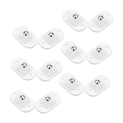 IWOWHERO 12個 自己接着式キャスター 転 スムーズ家電移動用 軽量家具 収納ボックス対応 傷防止テープ付き 家用台車 キッチン家電向け