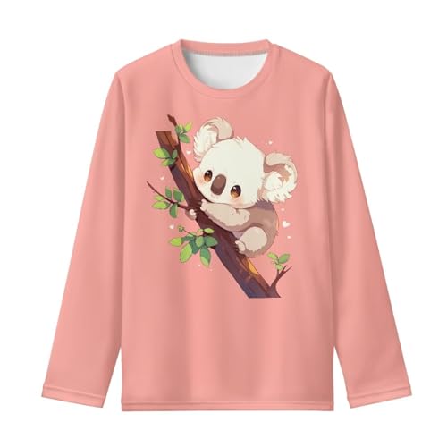 Image of Kids Long Sleeve Shirts for Girls 3-16 Year Old Cute Clothes for Teen Girls Casual Workout Tops