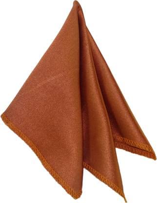 Brown Solid Pure Satin Pocket Square-image-30