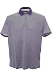  Kitaro Poloshirt Polo Shirt Hemd Herren Kurzarm Merzerisierte Baumwolle, Farbe:lila, Herrengrößen:XXL