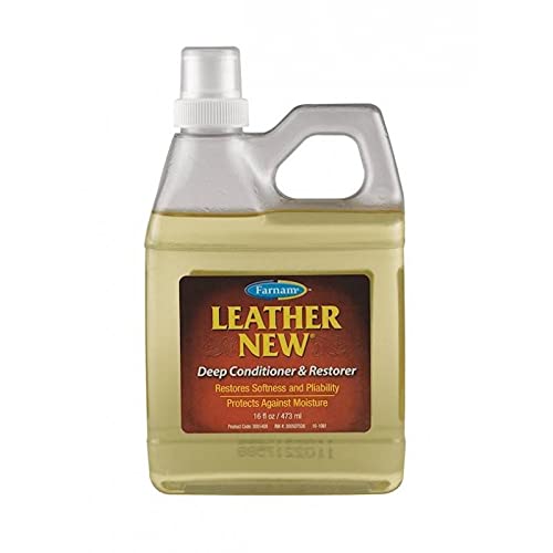 Farnam Leather New Deep-Cleaning Conditioner and Restorer for Saddles and Leather, 32 Ounces