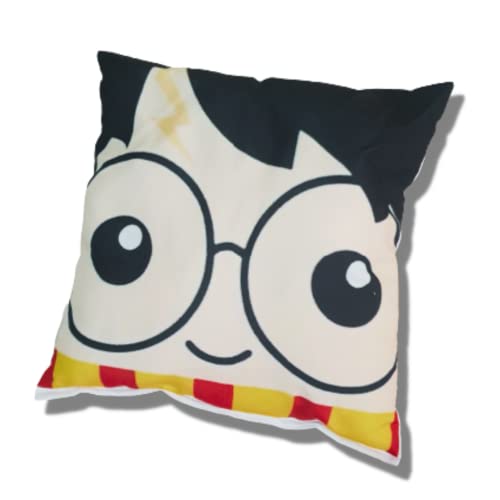 Kit Harry - Almofada, Pulseira Pomo de Ouro, Colar Relíquias da Morte & Carta Hogwarts - Linha Harry