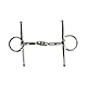 AK Full Cheek Rotary Double Copper Roller Snaffle Horsebit Riding Bit AKRS-2612 (Silber, 4.75’’)
