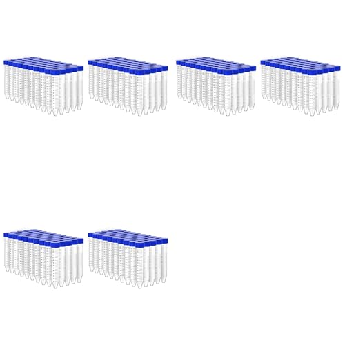 Tubes à centrifuger coniques étanches de 15 ml à bouchons vissés et marquage facile