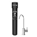 Waterdrop 17UB-UF 0.01 ?m Ultra Filtration Under Sink Water Filter System for Baçt?ria Reduction, Reduces Lead, Chlorine, Bad Taste & Odor, 24K Gallons, with Dedicated Brushed Nickel Faucet, USA Tech
