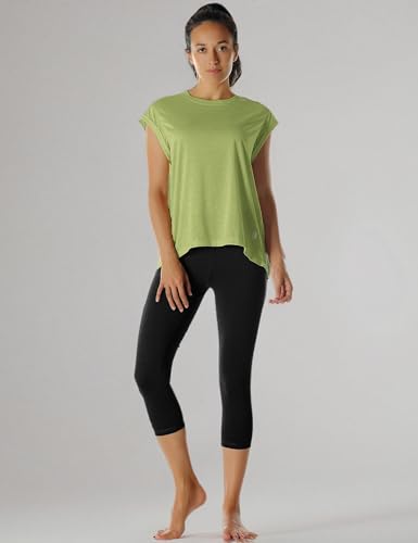 Image of icyzone Open Back Workout Tops for Women - Athletic Activewear T-Shirts Exercise Yoga Shirts(Pack of 2)