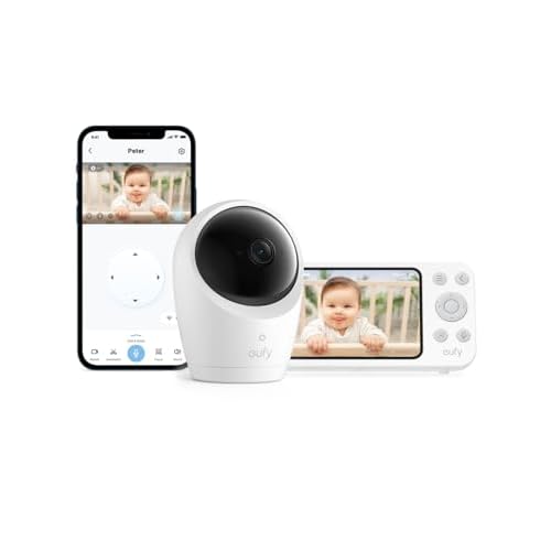 eufy Baby Monitor E20 – 2K Resolution, 5-inch Display, Hybri