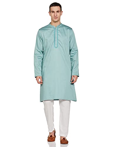 Image of Amazon Brand - Symbol Men's Cotton Regular Fit Long Kurta