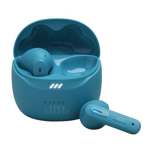 Image of JBL Tune Flex 2 TWS, ANC Earbuds,48Hr Playtime,Dual Connect,6 Mics,Spatial Sound, Personi-Fi 3.0, Ambient Aware, Relax Mode,Customized EQ with Headphones App (Turquoise)