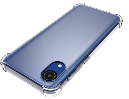 Image of BOXXO Flexible Back Cover for Samsung Galaxy A03 Core | Back Cover Transparent Clear Shockproof Case Four Corner Protection | Slim Protective Mobile Phone Cover for Samsung Galaxy A03 Core