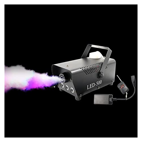 Máquina de Humo Halloween 500W para Escenario con Control Remoto y Luz LED RGB Multicolor para Boda, Escenario, Fiestas y Fotografía miniatura 2