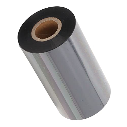 Cinta de Transferencia Térmica, Etiqueta Adhesiva, Cinta de Impresora de Cera Mejorada, Accesorio de Impresión de Código de Barras, Pieza para Impresora(80mmx300m / 3.15inx984.25ft)