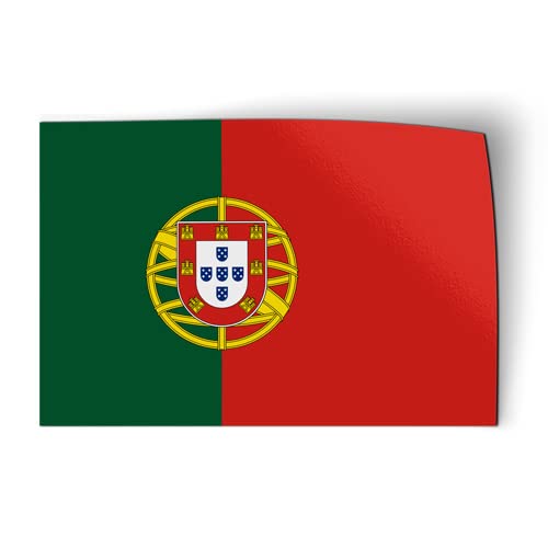 Bandera de Portugal Iman Flexible 3 pulgadas miniatura 1